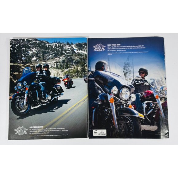 Harley Davidson HOG Touring Handbooks Adventure Guide & Custom Chrome Magazine - Picture 9 of 16